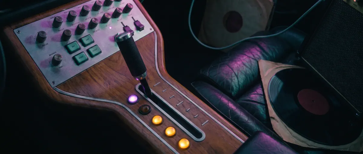Shot 13 · The console and the vinyl